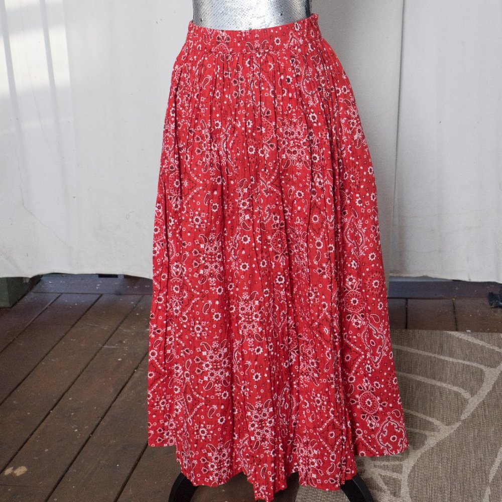 NWOT Cotton bandana print skirt -M